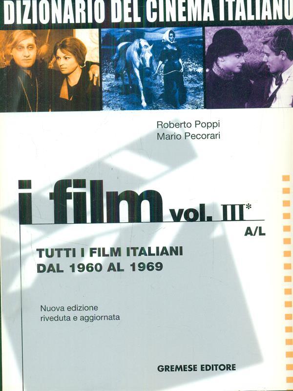 I Film. Vol. III. a/L