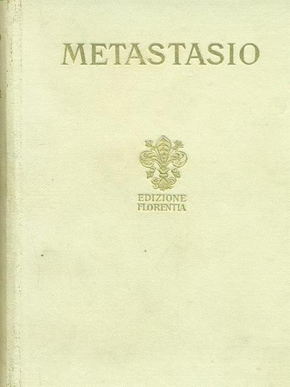 Melodrammi II - Pietro Metastasio - copertina