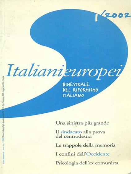 Italianieuropei I/2002 - copertina