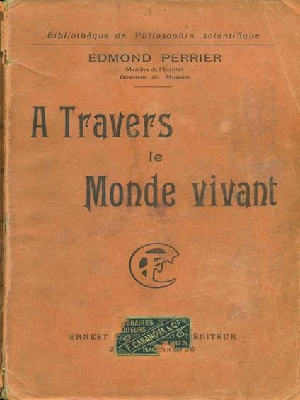 A travers le monde vivant - copertina