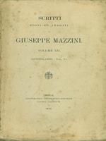 Scritti editi ed inediti di Giuseppe Mazzini Vol. XII