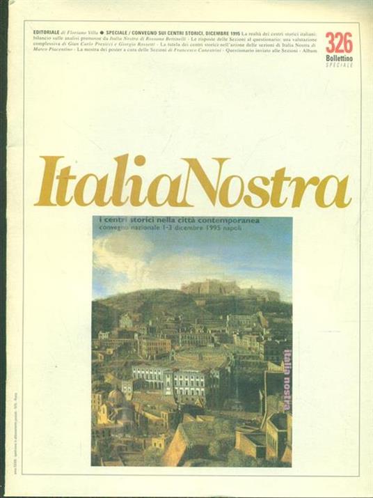 Italia Nostra 326 speciale - copertina