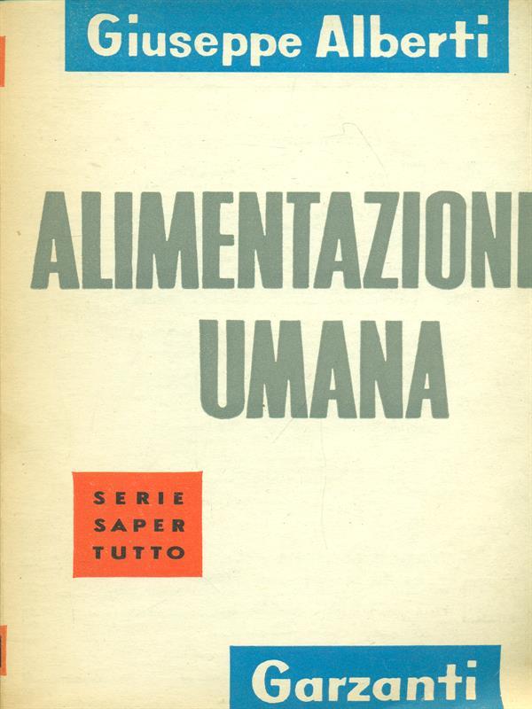 Alimentazione umana