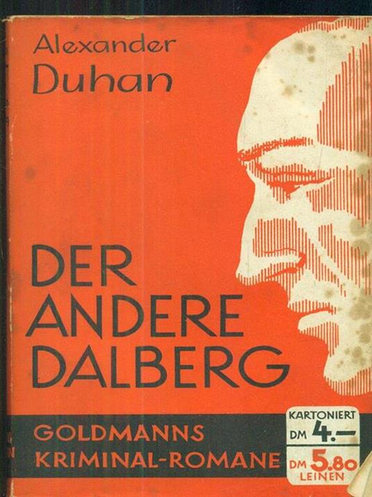 Der andere Dalberg - Ale Duhan - copertina