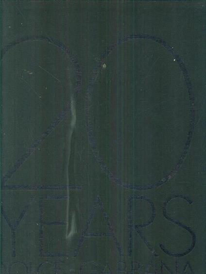 20 years Dolce & gabbana - copertina