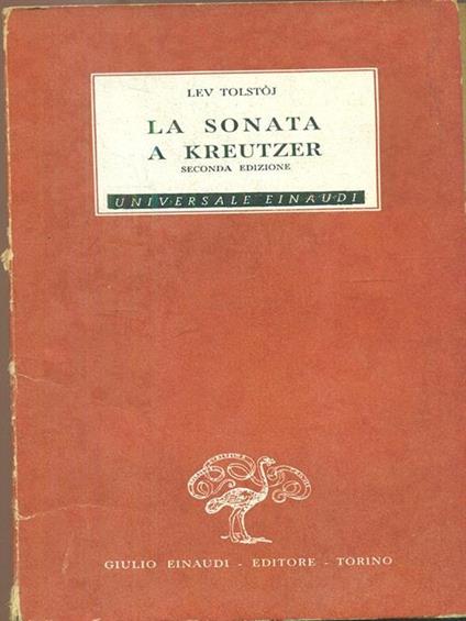 La sonata a Kreutzer - Lev Tolstoj - copertina