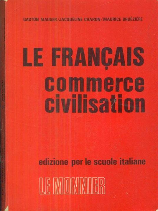 Le français commerce civilisation - copertina