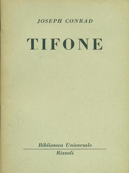 Tifone - Joseph Conrad - copertina