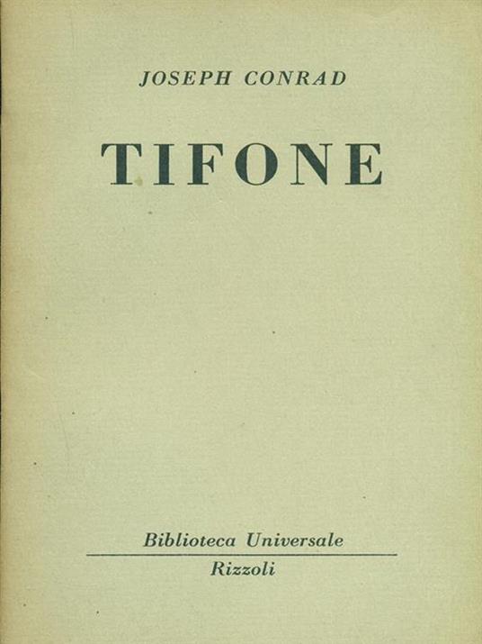 Tifone - Joseph Conrad - copertina