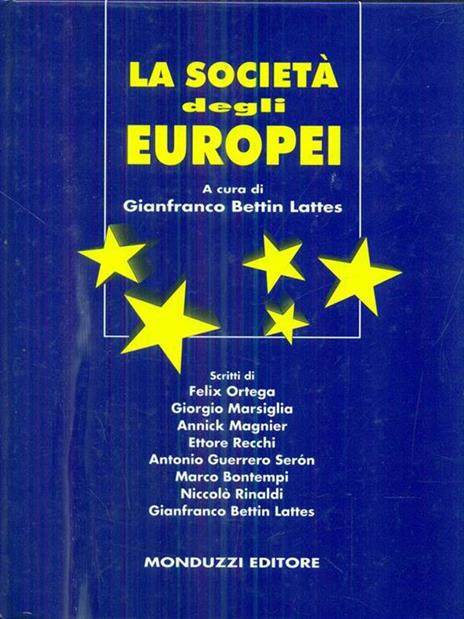 La società degli europei - copertina