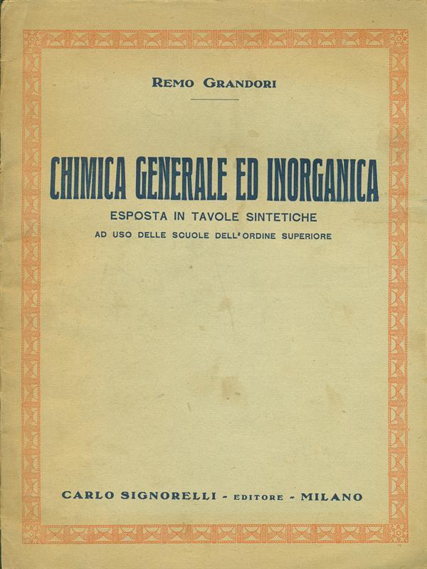 Chimica generale ed inorganica