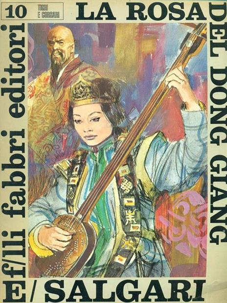 La rosa del Dong Giang - Emilio Salgari - copertina