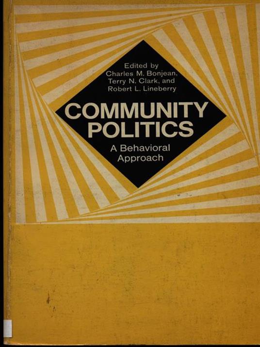 Community Politics: a behavioral approach - copertina
