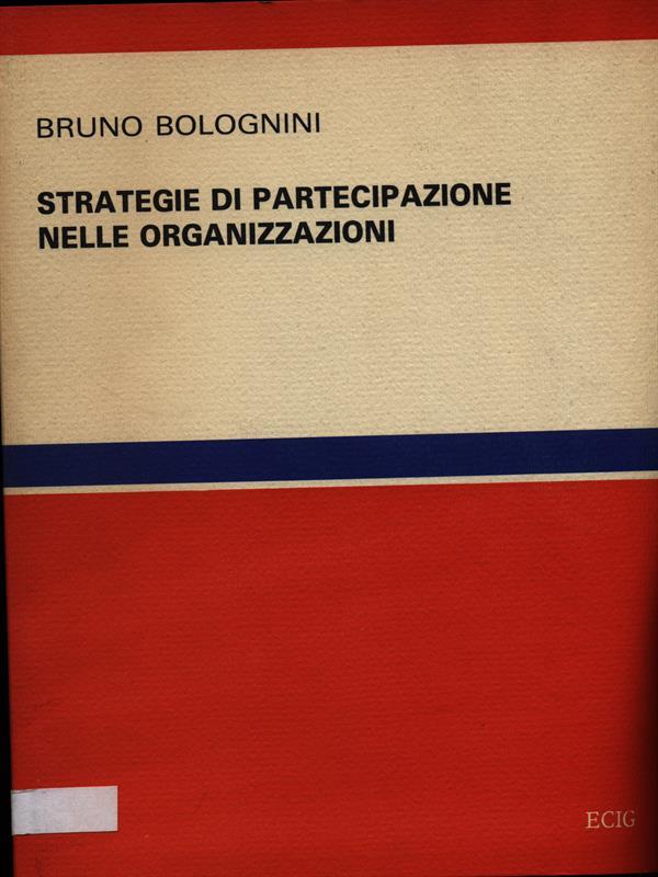 Strategie di partecipazione nelle organizzazioni