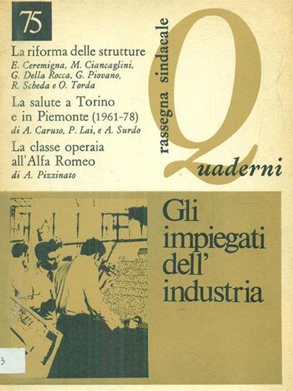 Rassegna sindacale Quaderni 75 - copertina