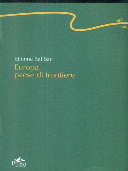 Europa paese di frontiere - Etienne Balibar - copertina