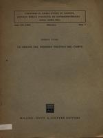 Le origini del pensiero politico del Comte. Estratto fasc. 1