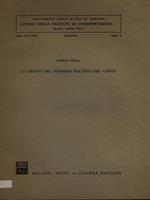 Le origini del pensiero politico del Comte. Estratto fasc. 2