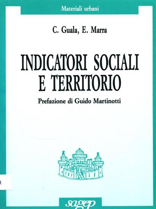 Indicatori sociali e territorio - Chito Guala,E. Marra - copertina
