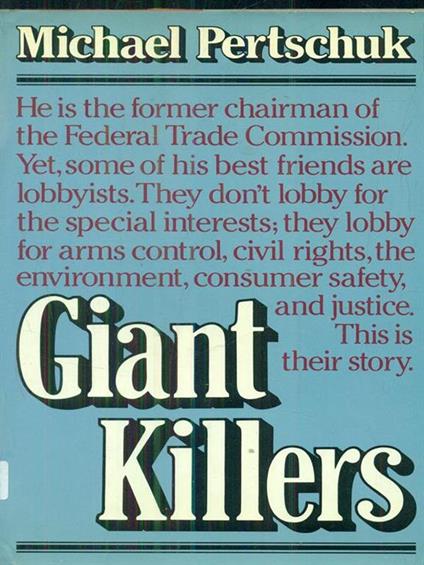Giant Killers - Michael Pertschuk - copertina