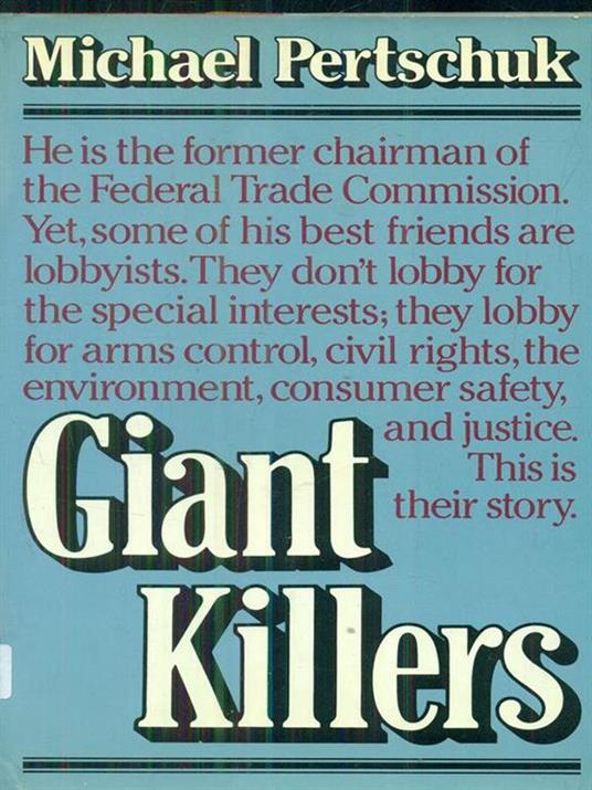 Giant Killers - Michael Pertschuk - copertina