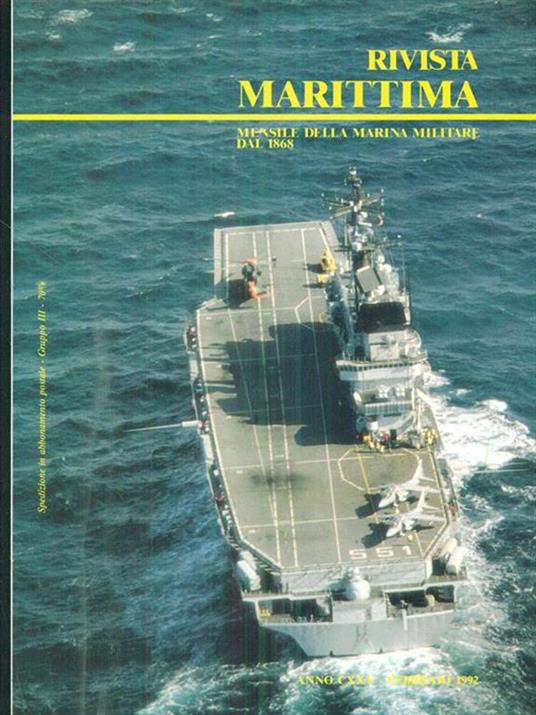 Rivista marittima 2 / febbraio 1992 - copertina