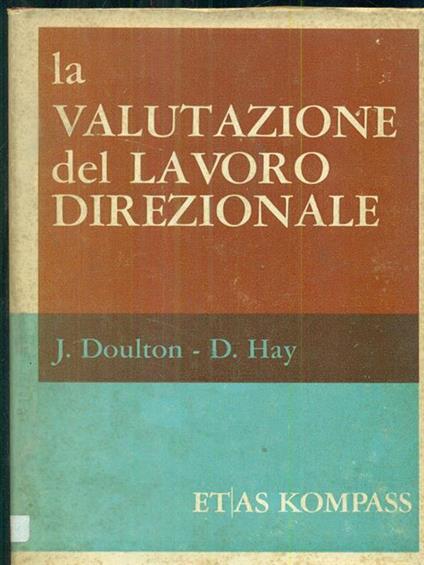 La valutazione del lavoro direzionale - copertina