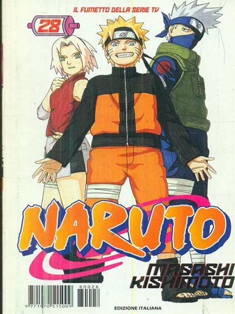 Naruto 28 - Masashi Kishimoto - copertina