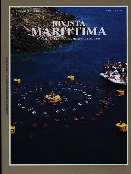 Rivista Marittima agosto-settembre 2003 Anno CXXXIVI - copertina