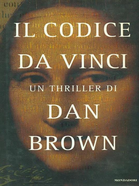 Il codice Da Vinci - Dan Brown - copertina