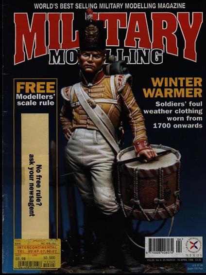 Military Modelling 20 march-16 april 1998 - copertina