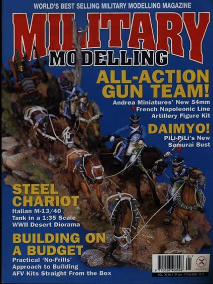 Military Modelling 21 jan-17 feb 2000 - copertina