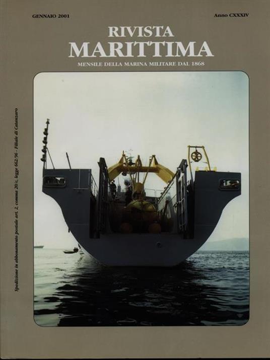 Rivista Marittima gennaio 2001 anno CXXXIV - copertina