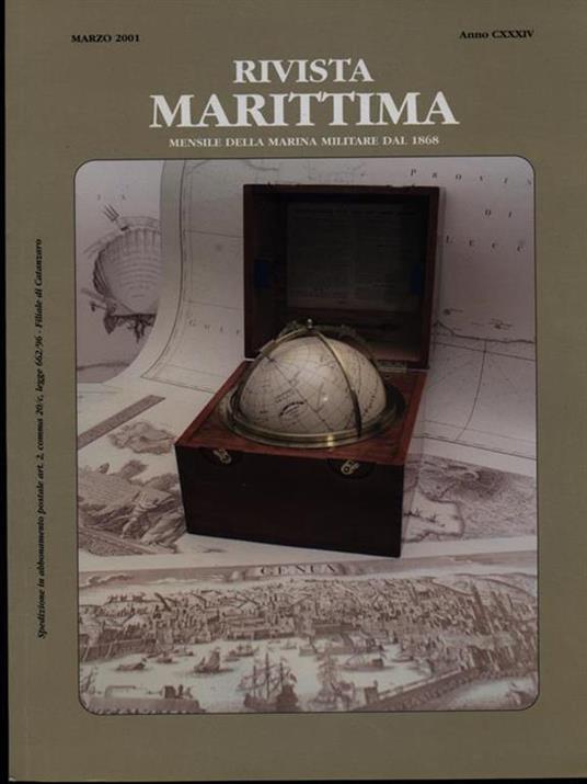 Rivista Marittima Marzo 2001 anno CXXXIV - copertina