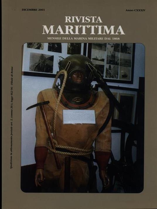 Rivista Marittima dicembre 2001 anno CXXXIV - copertina
