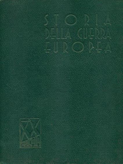 Storia della guerra Europea I - Antonio Vivaldi - copertina