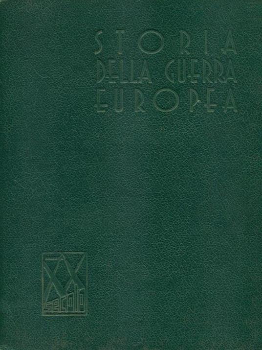 Storia della guerra Europea I - Antonio Vivaldi - copertina