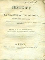 Histoire de la revolution du Piemont