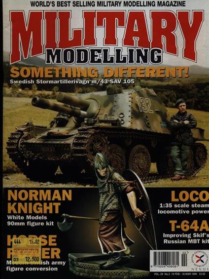 Military modelling vol 29 n. 1 19 feb-18 mar 1999 - copertina