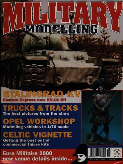 Military modelling vol 30 n. 6/ 26 may-15 june 2000 - copertina