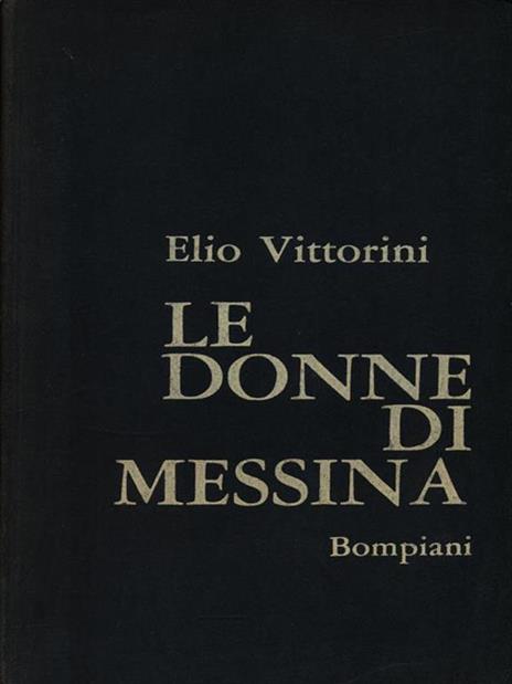 Le donne di Messina - Elio Vittorini - copertina