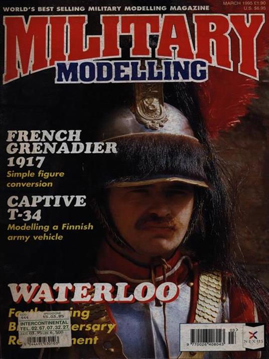 Military modelling march 1995 - copertina
