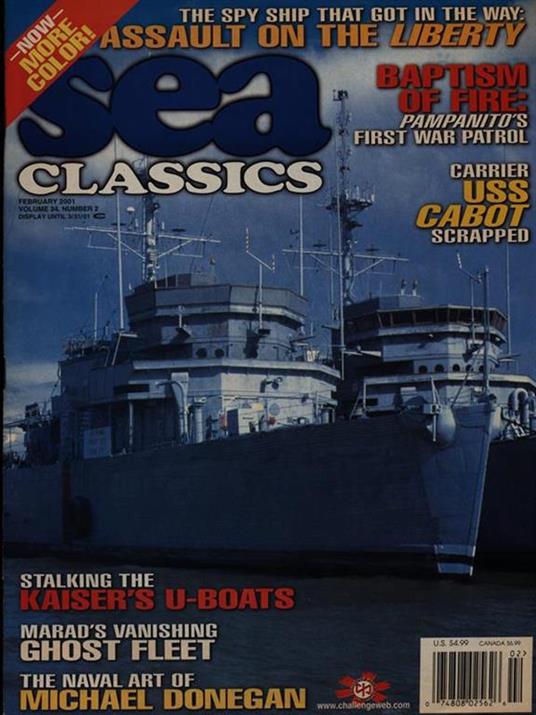 Sea Classics february 2001 vol. 34/n. 2 - copertina