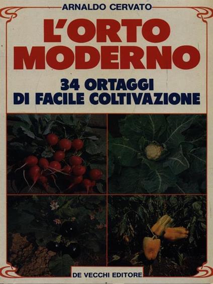 L' orto moderno - Arnaldo Cervato - copertina