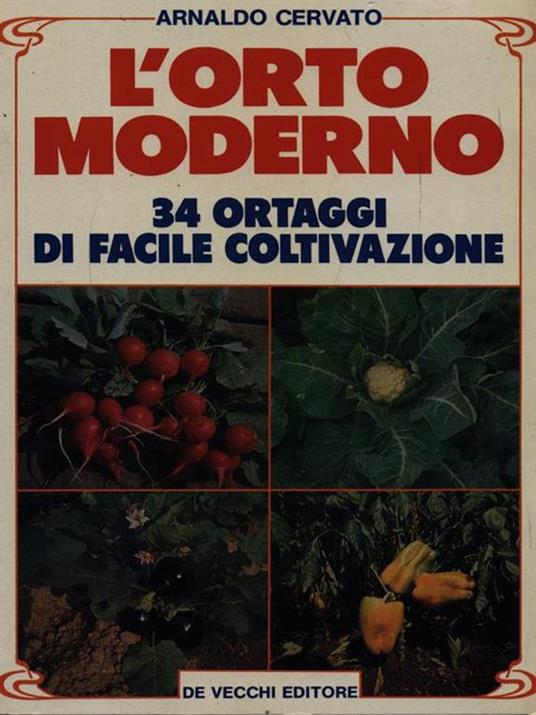 L' orto moderno - Arnaldo Cervato - copertina