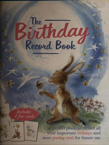 The birthday record book - copertina