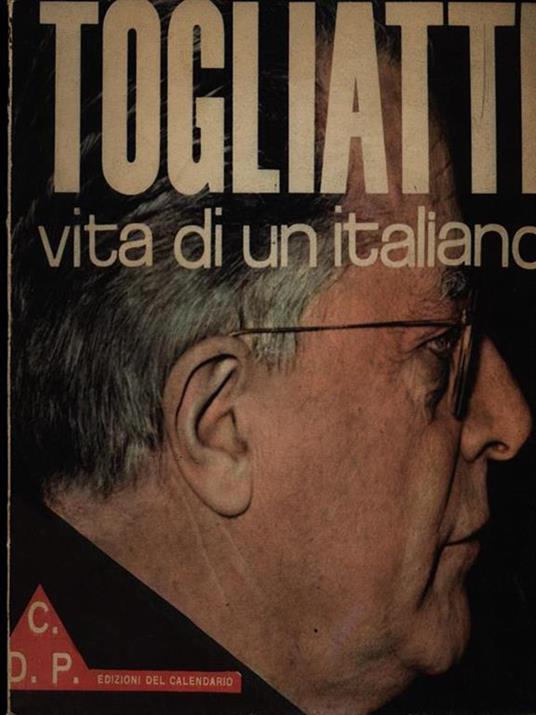 Togliatti vita di un italiano - Franco Prattico - copertina