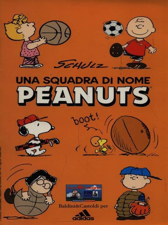 Una squadra di nome Peanuts - Schulz - copertina