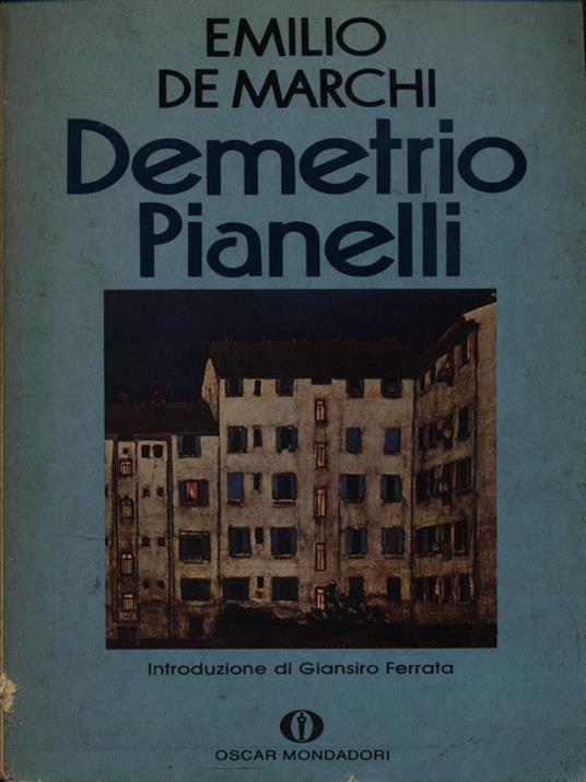 Demetrio Pianelli - Emilio De Marchi - copertina