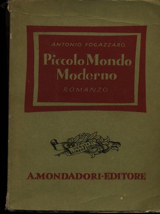 Piccolo mondo moderno - Antonio Fogazzaro - 3